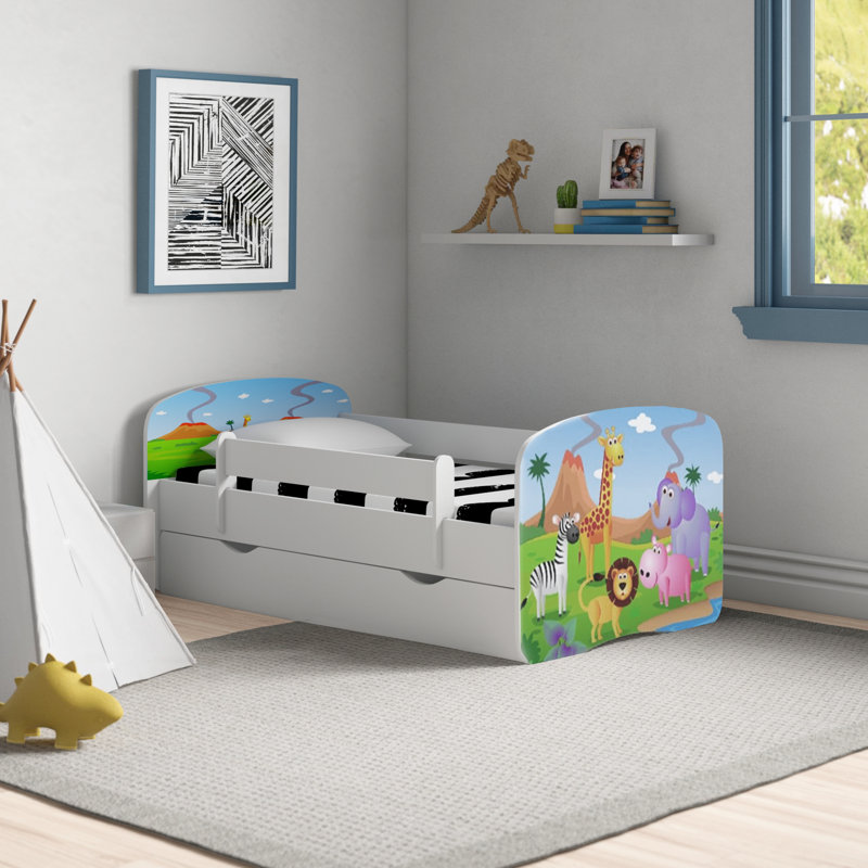 Zipcode Design Caswell Convertible Toddler Bed with Drawers & Reviews